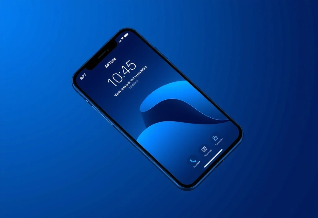 Mobile app design for a tech startup