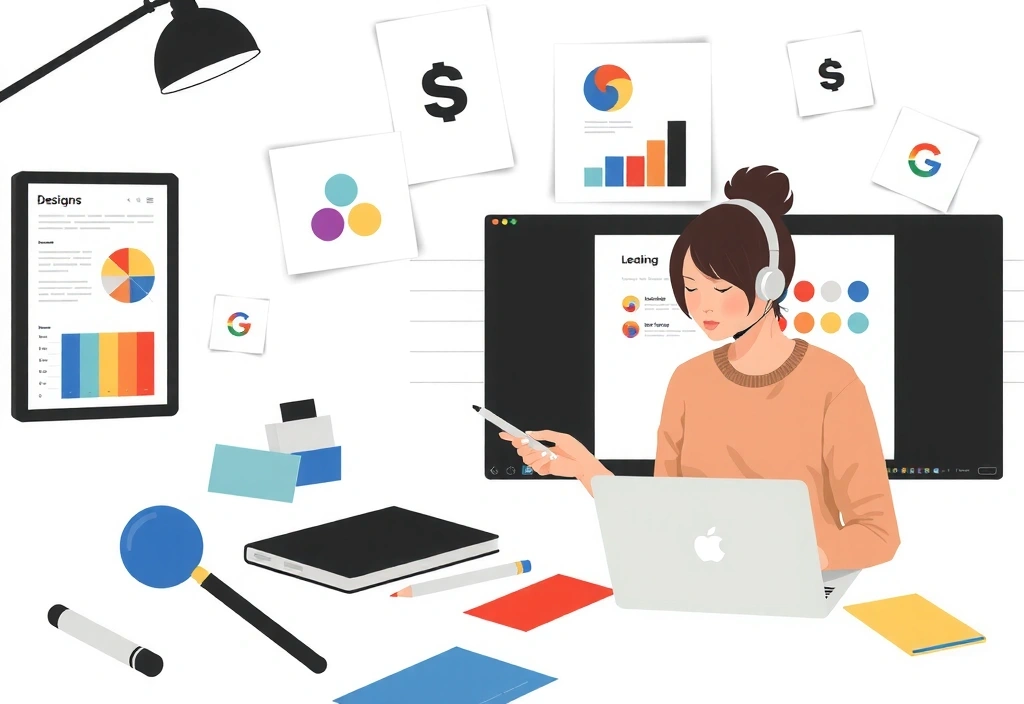 Creative design process for a brand logo