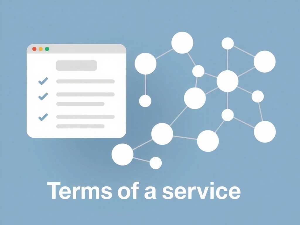 Imagine abstractă reprezentând concepte juridice și acorduri digitale